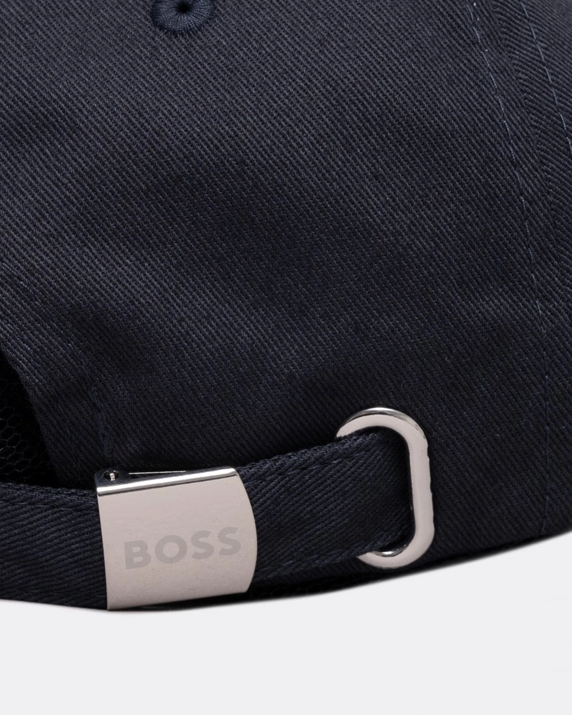 Hugo Boss Mens Cotton-Twill Cap with Printed Logo